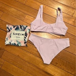 SHEIN bikini lavender purple